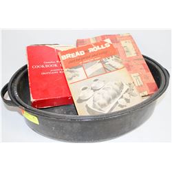 BOX OF ASSORTED VINTAGE BOOKS IN ROASTER