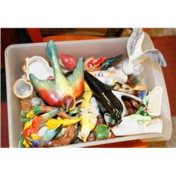 ASSORTED 1940S ANIMAL STATUES AND MORE