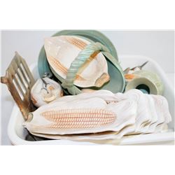 ASSORTED VINTAGE POTTERY CHINA AND MORE