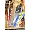 Image 1 : ASSORTED SAWS TOOLS AND MORE