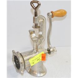 ANTIQUE MEAT GRINDER TABLE TOP MOUNT