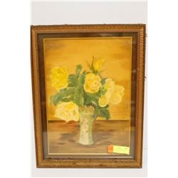 VINTAGE STILL LIFE PAINTING SIGNED HORINEK