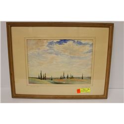 JOHN ARENDE SIGNED WATER COLOUR ORIGINAL TITLED