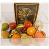 Image 1 : BOX OF ASSORTED VINTAGE DISPLAY FRUIT