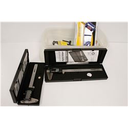 BIN OF ASSORTED NEW TOOLS GRINDING ETC