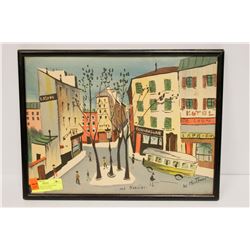 1950S CHARLES DE MONTFORT PARISIAN STREET SCENE