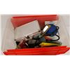 Image 1 : BIN OF ASSORTED NEW AND USED TOOLS