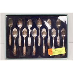 1978 COMMONWEALTH GAMES SILVER SOOON SET IN CASE