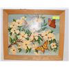 Image 1 : ORIGINAL OIL ON BOARD PAINTING OF BUTTERFLIES