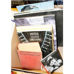 BIN OF ASSORTED BOOKS VINTAGE