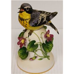 JAPANESE PORCELAIN BIRD BELL COLLECTIBLE IN BOX