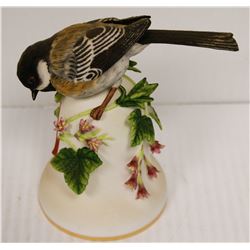 JAPANESE PORCELAIN BIRD BELL COLLECTIBLE IN BOX