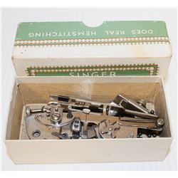 VINTAGE SINGER HEM STITCHER IN BOX