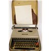 Image 1 : VINTAGE OLIVETTI PORTABLE TYPEWRITER WITH CASE,