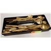 Image 1 : ASSORTED GOLD PLATED CUTLERY