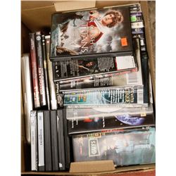 LARGE BOX OF ASSORTED DVDS