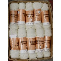BOX FULL OF ASSORTED YARN
