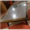 Image 1 : 1950S MIRROR TOP COFFEE TABLE. 35 X 23 X 11