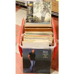 LARGE TOTE OF ASSORTED 33RPM RECORDS