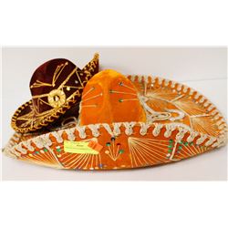 PAIR OF 1960S PIGALLE SOMBRERO LARGE