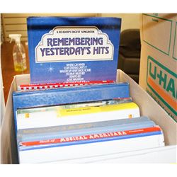 BOX OF ASSORTED BOOKS MOSTLY MUSIC RELATED