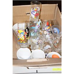 SELECTION OF VINTAGE DISNEY CUPS AND MUGS
