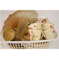 ASSORTED VINTAGE TEA CUPS AND SAUCERS