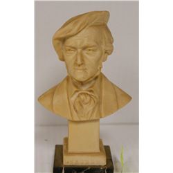 ITALIAN SCULPTURE BUST OF WAGNER. 5" TALL