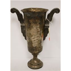 1920S NATIONAL GRAIN COMPANY TROPHY SILVER PLATE