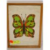 Image 1 : ORIGINAL BUTTERFLY PAINTING. 10 X 13