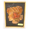 Image 1 : ORIGINAL COPPER PICTURE OF LADY IN PROFILE