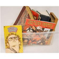 BOX OF ASSORTED VINTAGE BOOKS