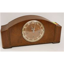 VINTAGE MANTLE CLOCK, MECHANICAL WITH CHIMES