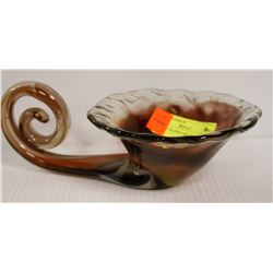 ITALIAN BLOWN ART GLASS BOWL