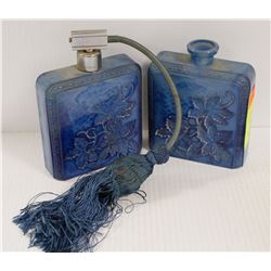 1930’S CURT SCHLEVOGT CUT GLASS PERFUME BOTTLE