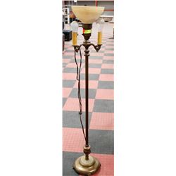 ANTIQUE POLE LAMP 5FT TALL