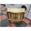 Image 1 : GOLD PAINTED 3 DRAWER SIDE CABINET 23 X 13 X 25