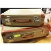 Image 1 : MATCHING PAIR 1950S SUITCASES BROWN