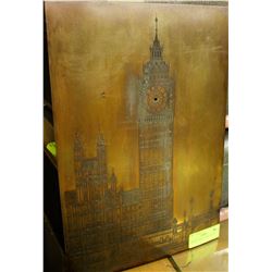 COPPER ETCHING OF BIG BEN UK