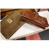 Image 1 : PAIR OF VINTAGE LEATHER SACHEL BRIEFCASES