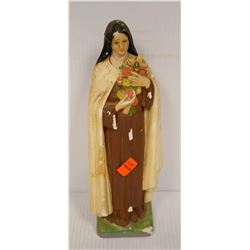 1947 CAST RELIGIOUS ICON STATUE 12 INCH TALL