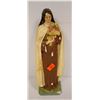 Image 1 : 1947 CAST RELIGIOUS ICON STATUE 12 INCH TALL