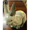 Image 1 : VINTAGE LIFE SIZED CAST CEMENT RABBIT DECOR