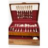 Image 1 : LARGE ROGERS SILVER WARE SET IN WOODEN CASE