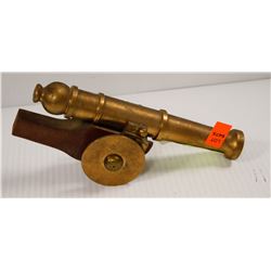 MINIATURE BRASS CANNON