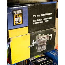 3" TWO MINUTES AT CROSS SLIDE VISE