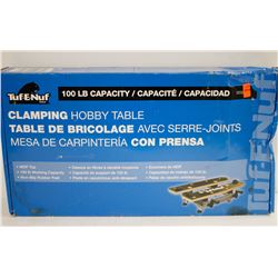 CLAMPING HOBBY TABLE 100LB CAPACITY IN BOX