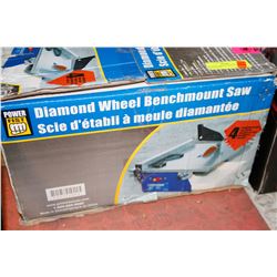 DIAMOND WHEEL BENCH MOUNT SAW IN BOX