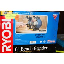 RYOBI 6" BENCH GRINDER IN BOX