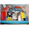 Image 1 : TOTE OF ASSORTED NEW AND USED TOOLS